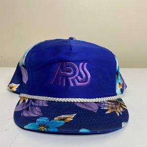 Vintage floral trucker SnapBack hat